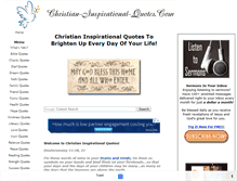 Tablet Screenshot of christian-inspirational-quotes.com